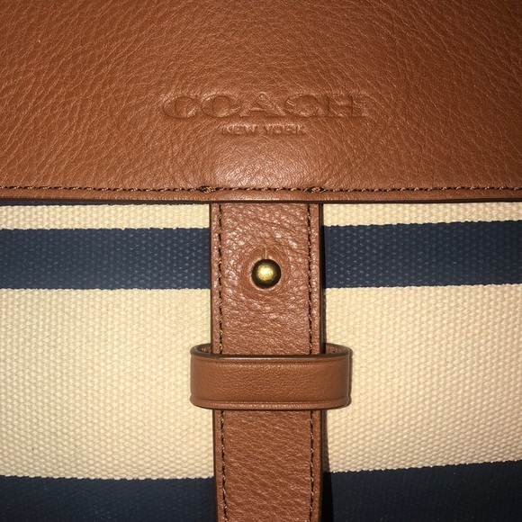 COACH Striped Crossbody Purse - Picture 3 of 4